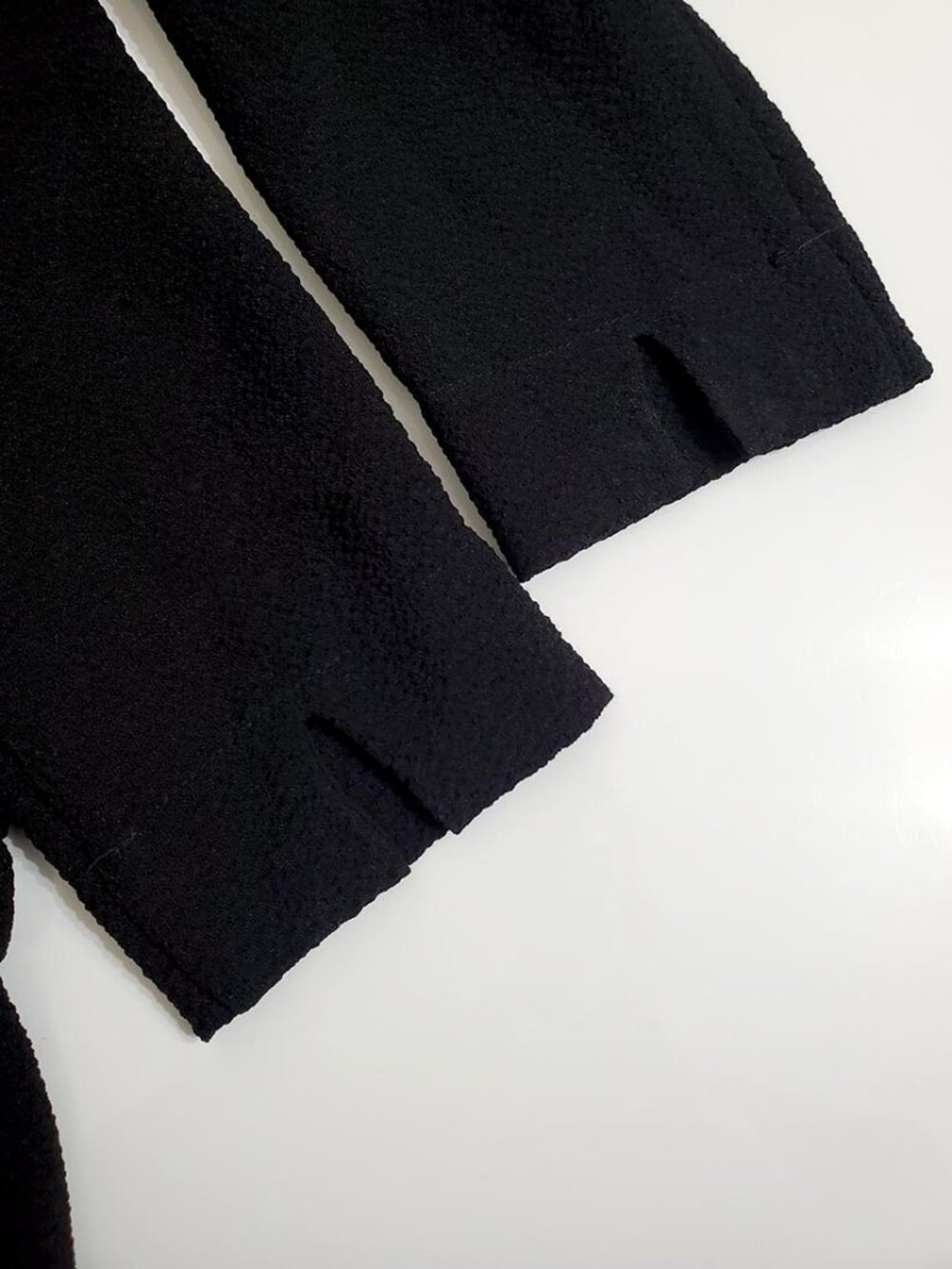 Sezane Womens Anna Mini Dress Black Size 34 US 2 Drop Waist Pockets 3/4 Sleeves - Picture 9 of 14